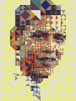 President Barack Obama mosaic